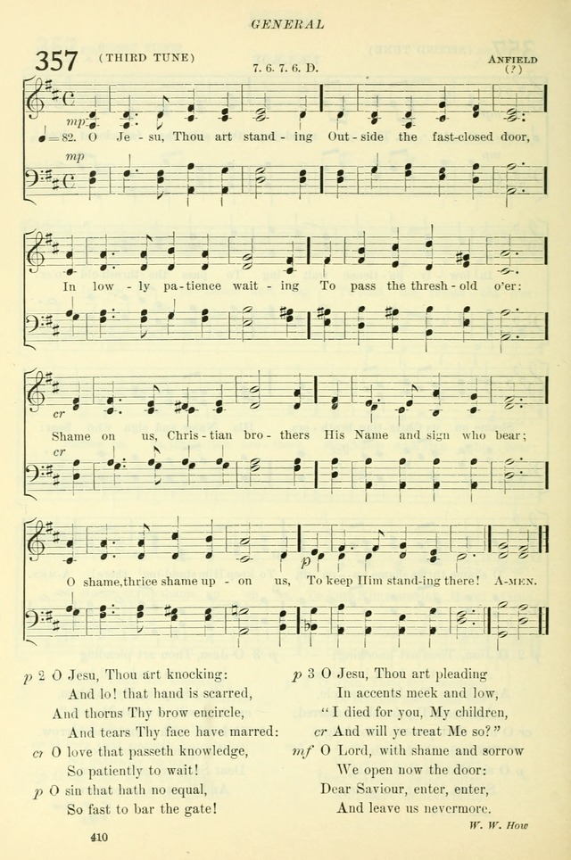 The Church Hymnal: revised and enlarged in accordance with the action of the General Convention of the Protestant Episcopal Church in the United States of America in the year of our Lord 1892. (Ed. B) page 458