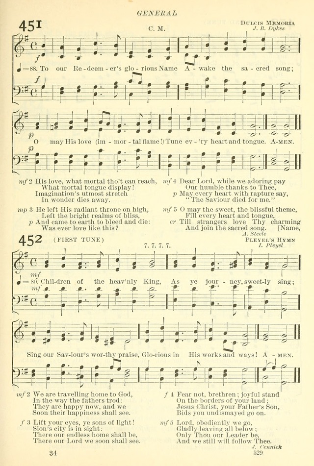 The Church Hymnal: revised and enlarged in accordance with the action of the General Convention of the Protestant Episcopal Church in the United States of America in the year of our Lord 1892. (Ed. B) page 577