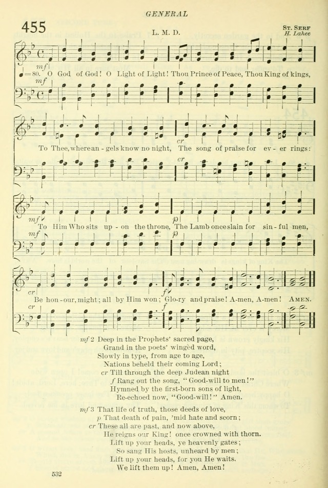 The Church Hymnal: revised and enlarged in accordance with the action of the General Convention of the Protestant Episcopal Church in the United States of America in the year of our Lord 1892. (Ed. B) page 580