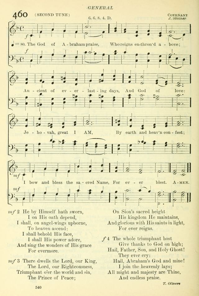 The Church Hymnal: revised and enlarged in accordance with the action of the General Convention of the Protestant Episcopal Church in the United States of America in the year of our Lord 1892. (Ed. B) page 588
