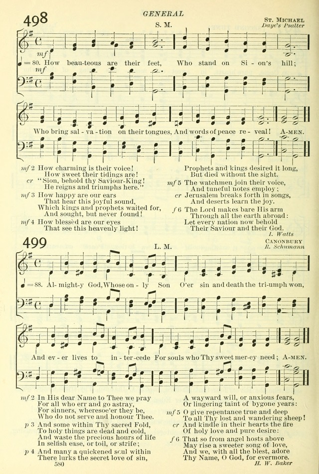 The Church Hymnal: revised and enlarged in accordance with the action of the General Convention of the Protestant Episcopal Church in the United States of America in the year of our Lord 1892. (Ed. B) page 628