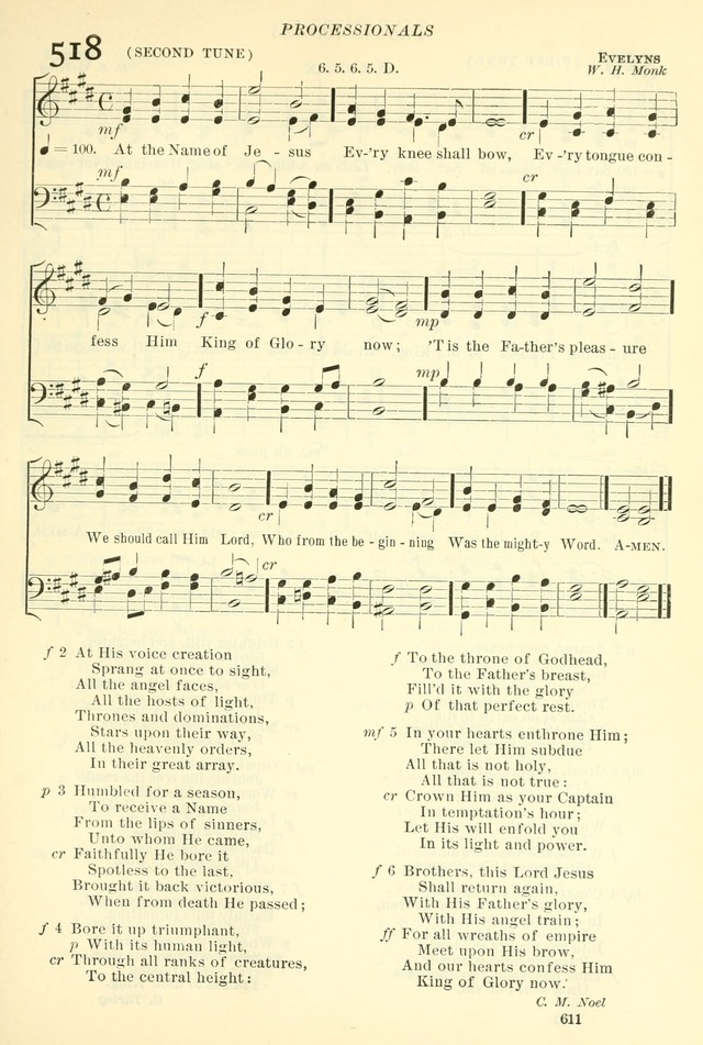 The Church Hymnal: revised and enlarged in accordance with the action of the General Convention of the Protestant Episcopal Church in the United States of America in the year of our Lord 1892. (Ed. B) page 659