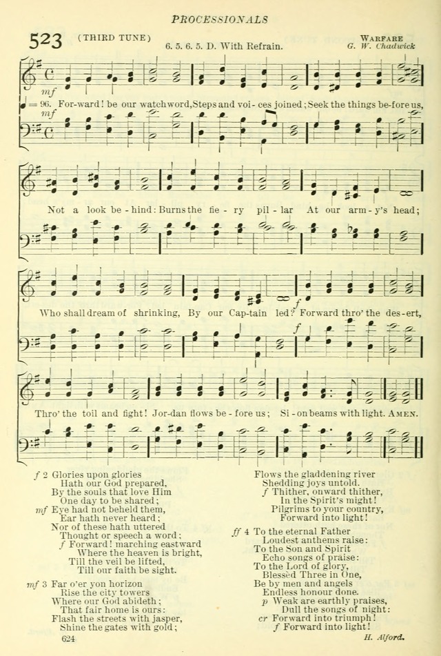 The Church Hymnal: revised and enlarged in accordance with the action of the General Convention of the Protestant Episcopal Church in the United States of America in the year of our Lord 1892. (Ed. B) page 672