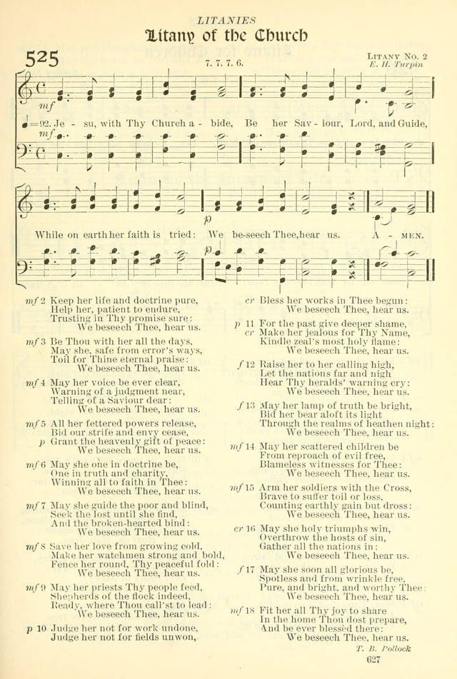 The Church Hymnal: revised and enlarged in accordance with the action of the General Convention of the Protestant Episcopal Church in the United States of America in the year of our Lord 1892. (Ed. B) page 675