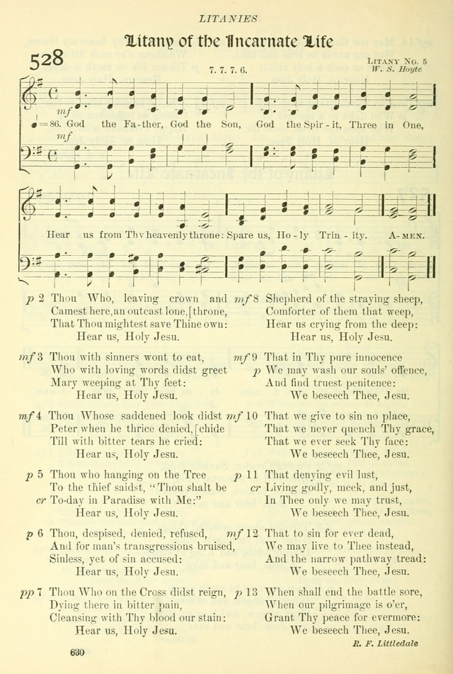 The Church Hymnal: revised and enlarged in accordance with the action of the General Convention of the Protestant Episcopal Church in the United States of America in the year of our Lord 1892. (Ed. B) page 678