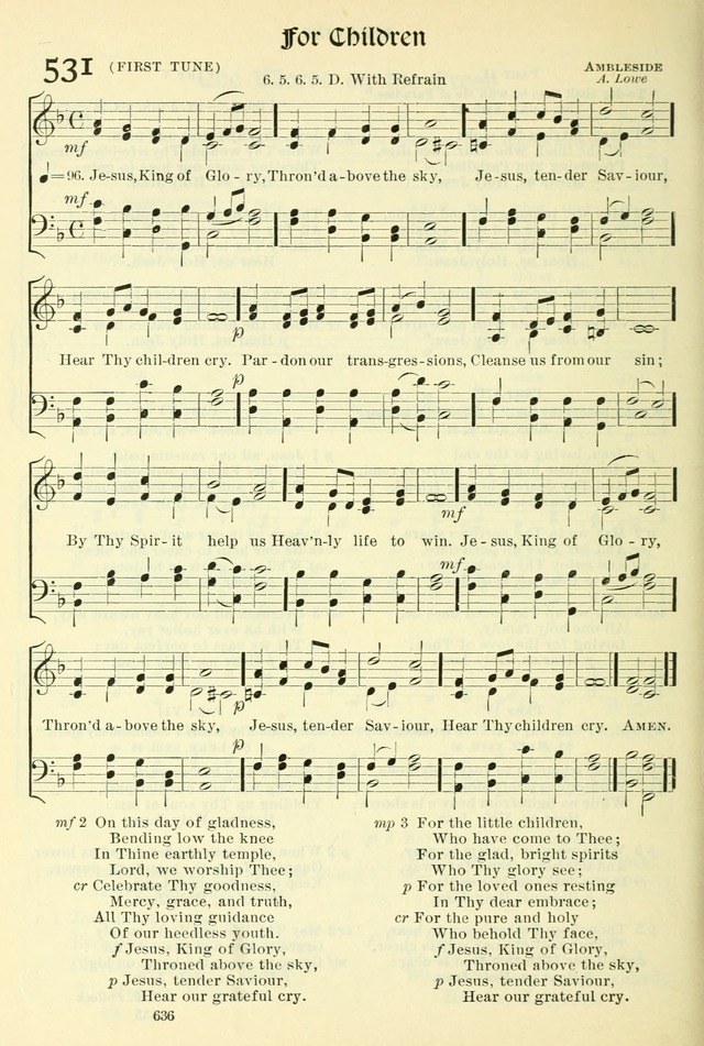 The Church Hymnal: revised and enlarged in accordance with the action of the General Convention of the Protestant Episcopal Church in the United States of America in the year of our Lord 1892. (Ed. B) page 684