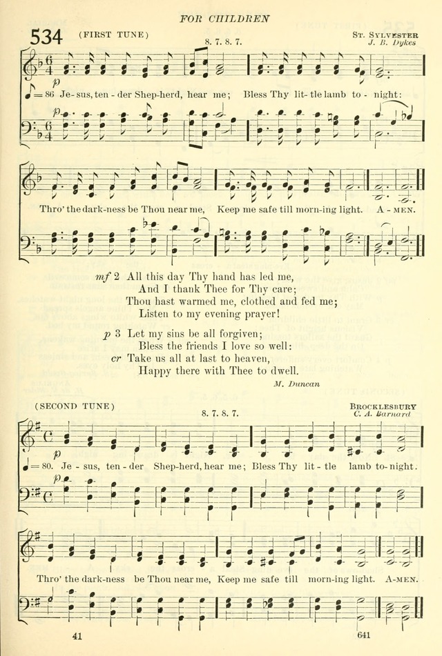 The Church Hymnal: revised and enlarged in accordance with the action of the General Convention of the Protestant Episcopal Church in the United States of America in the year of our Lord 1892. (Ed. B) page 689