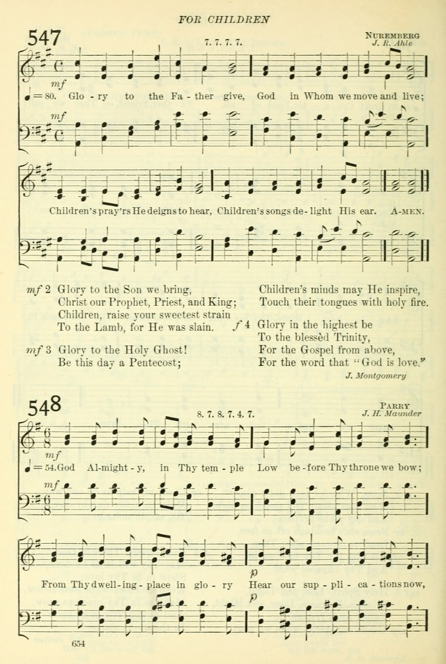 The Church Hymnal: revised and enlarged in accordance with the action of the General Convention of the Protestant Episcopal Church in the United States of America in the year of our Lord 1892. (Ed. B) page 702