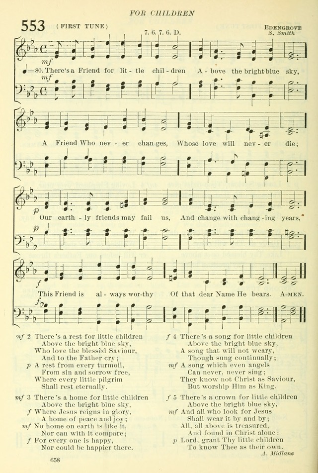 The Church Hymnal: revised and enlarged in accordance with the action of the General Convention of the Protestant Episcopal Church in the United States of America in the year of our Lord 1892. (Ed. B) page 706