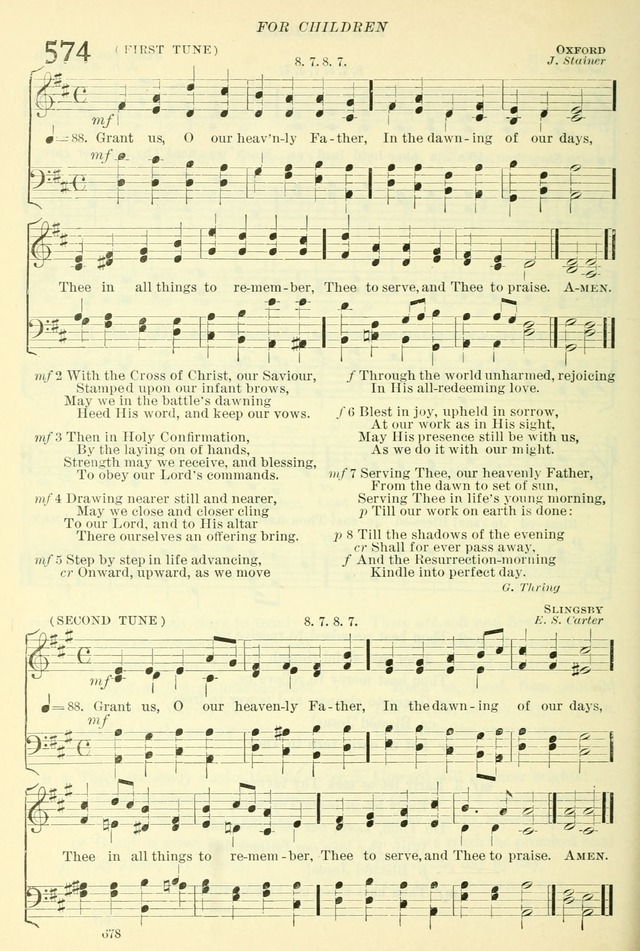 The Church Hymnal: revised and enlarged in accordance with the action of the General Convention of the Protestant Episcopal Church in the United States of America in the year of our Lord 1892. (Ed. B) page 726