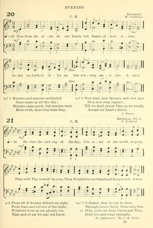 The Church Hymnal: revised and enlarged in accordance with the action of the General Convention of the Protestant Episcopal Church in the United States of America in the year of our Lord 1892. (Ed. B) page 73