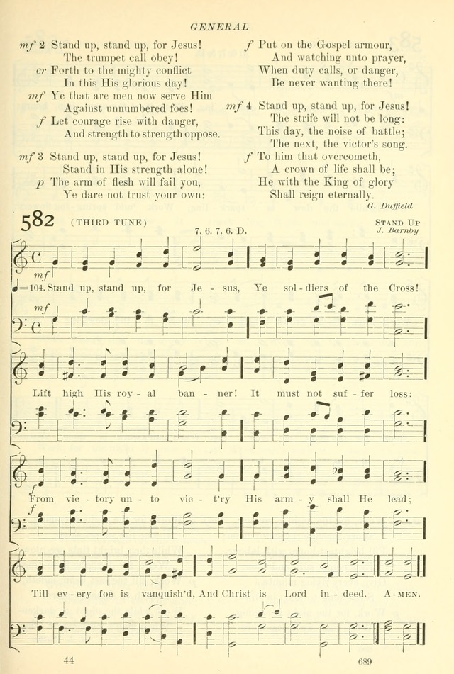 The Church Hymnal: revised and enlarged in accordance with the action of the General Convention of the Protestant Episcopal Church in the United States of America in the year of our Lord 1892. (Ed. B) page 737