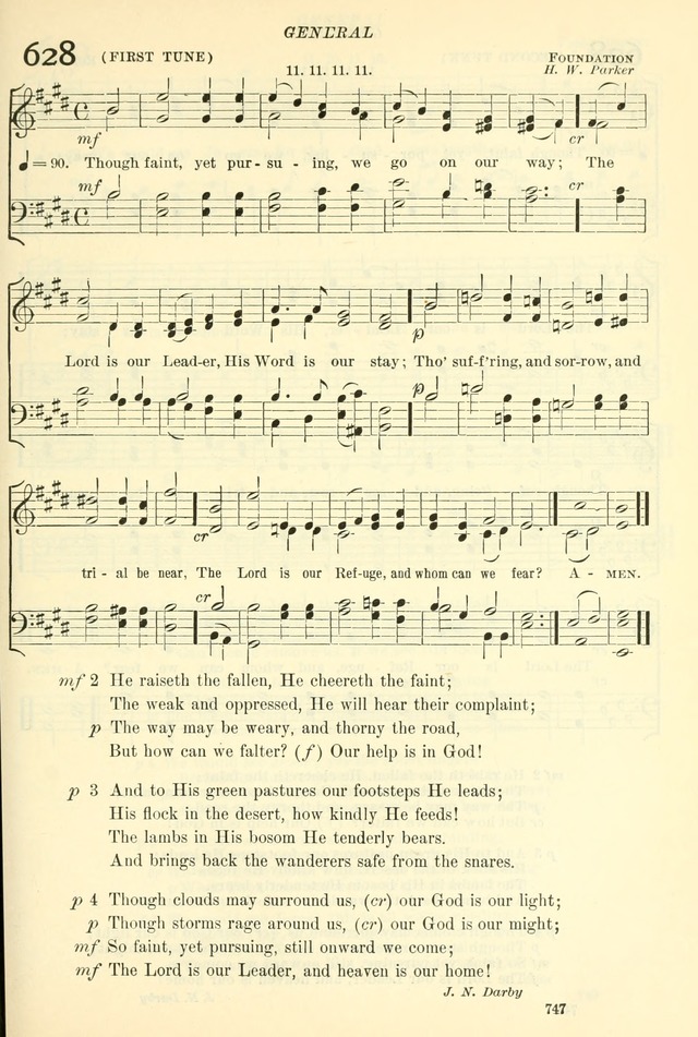 The Church Hymnal: revised and enlarged in accordance with the action of the General Convention of the Protestant Episcopal Church in the United States of America in the year of our Lord 1892. (Ed. B) page 795