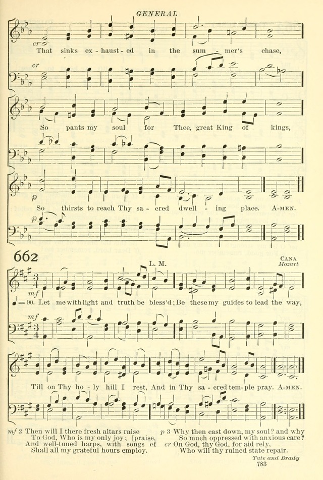 The Church Hymnal: revised and enlarged in accordance with the action of the General Convention of the Protestant Episcopal Church in the United States of America in the year of our Lord 1892. (Ed. B) page 831