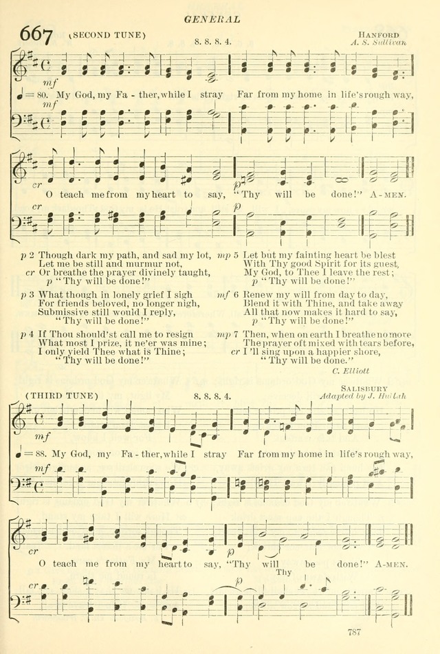 The Church Hymnal: revised and enlarged in accordance with the action of the General Convention of the Protestant Episcopal Church in the United States of America in the year of our Lord 1892. (Ed. B) page 835