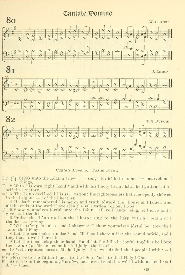 The Church Hymnal: revised and enlarged in accordance with the action of the General Convention of the Protestant Episcopal Church in the United States of America in the year of our Lord 1892. (Ed. B) page 867