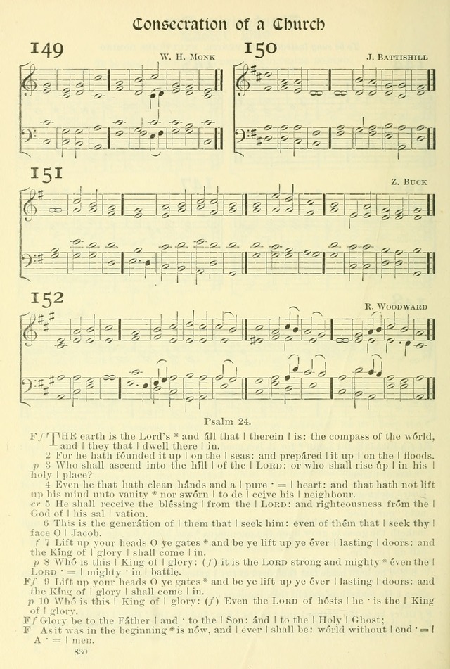 The Church Hymnal: revised and enlarged in accordance with the action of the General Convention of the Protestant Episcopal Church in the United States of America in the year of our Lord 1892. (Ed. B) page 878