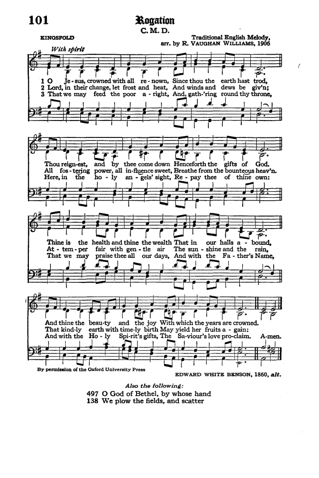 The Hymnal of the Protestant Episcopal Church in the United States of America 1940 page 131