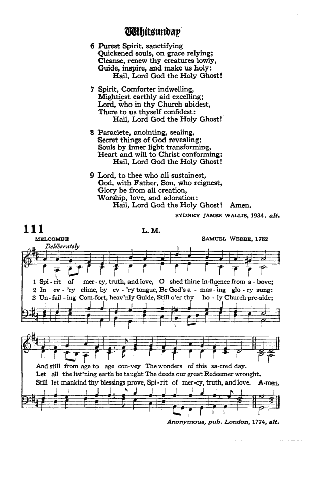 The Hymnal of the Protestant Episcopal Church in the United States of America 1940 page 149