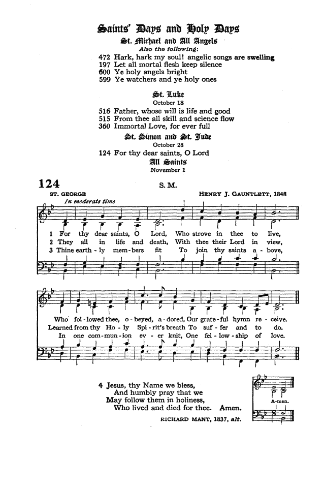 The Hymnal of the Protestant Episcopal Church in the United States of America 1940 page 164