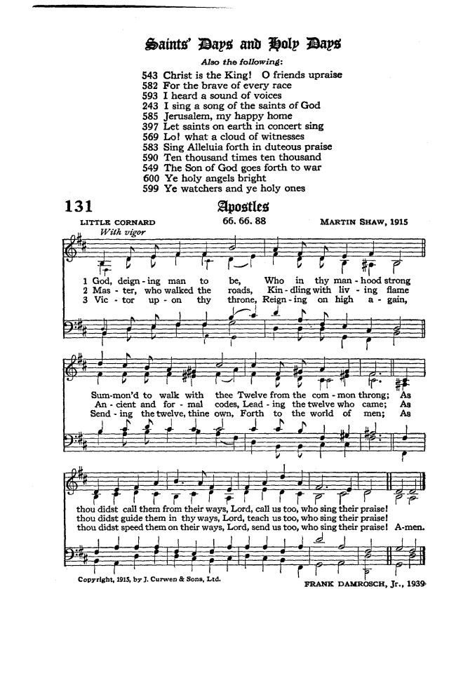 The Hymnal of the Protestant Episcopal Church in the United States of America 1940 page 174