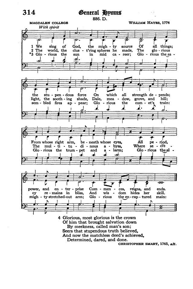 The Hymnal of the Protestant Episcopal Church in the United States of America 1940 page 380