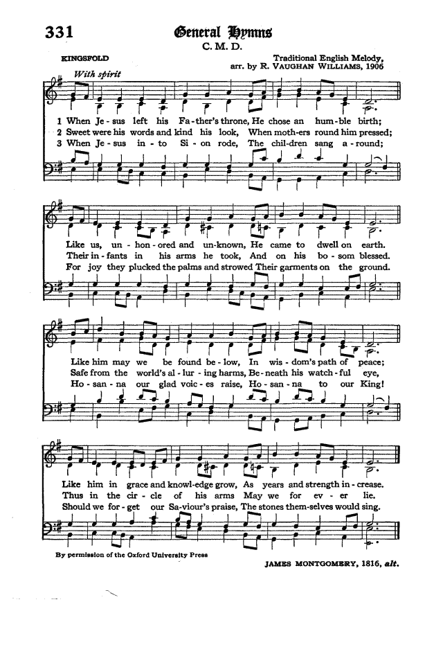 The Hymnal of the Protestant Episcopal Church in the United States of America 1940 page 398