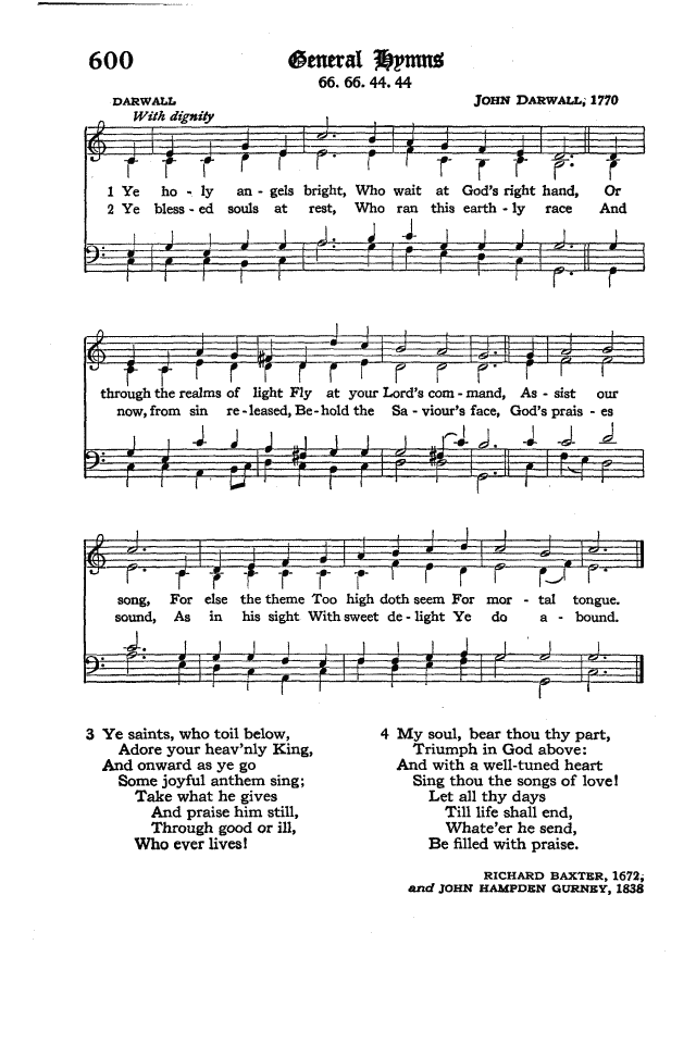 The Hymnal of the Protestant Episcopal Church in the United States of America 1940 page 696