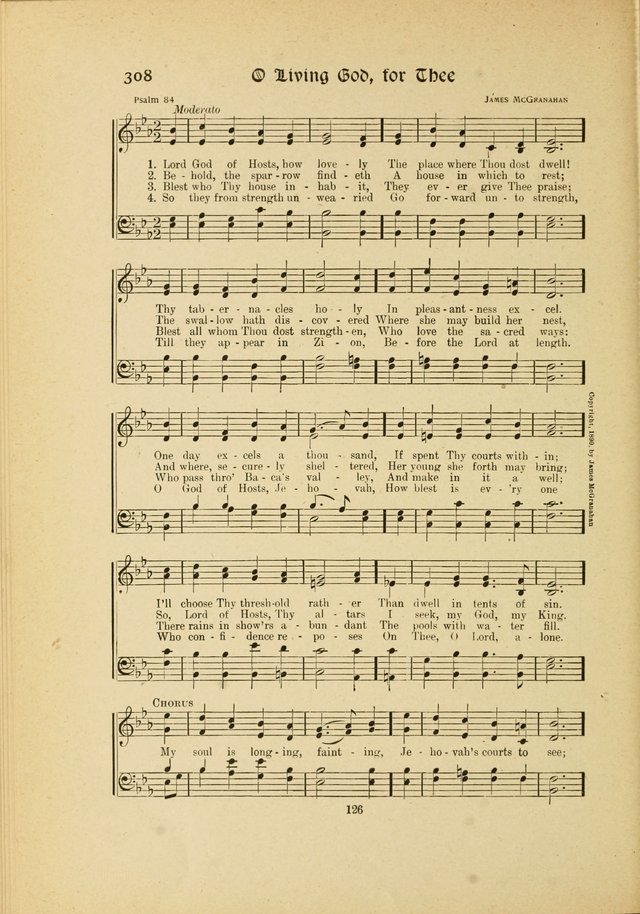 Hymns, Psalms and Gospel Songs: with responsive readings page 126
