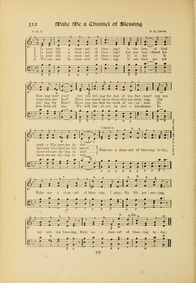Hymns, Psalms and Gospel Songs: with responsive readings page 130