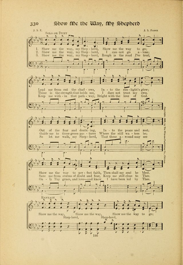 Hymns, Psalms and Gospel Songs: with responsive readings page 146