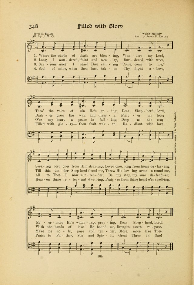 Hymns, Psalms and Gospel Songs: with responsive readings page 164