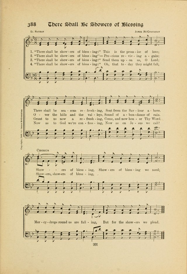 Hymns, Psalms and Gospel Songs: with responsive readings page 201