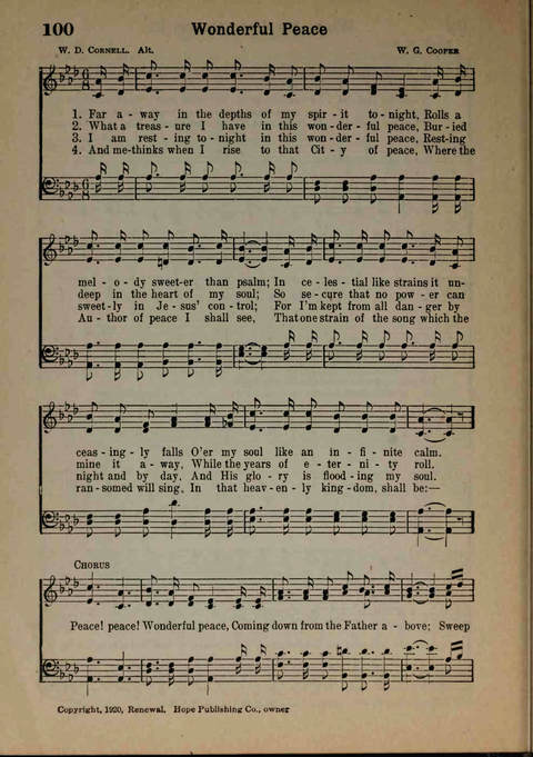 Hymns of Praise Number Two page 100