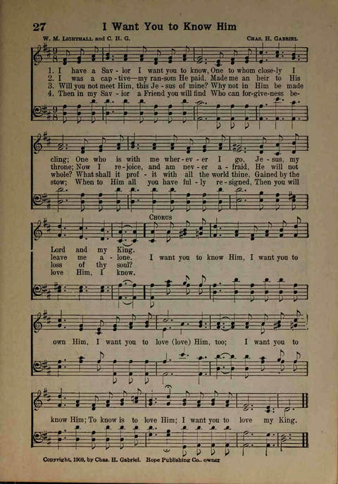 Hymns of Praise Number Two page 27