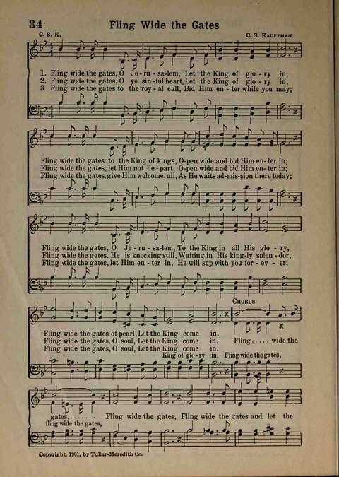 Hymns of Praise Number Two page 34
