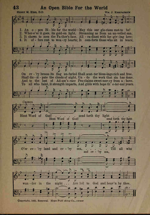 Hymns of Praise Number Two page 43