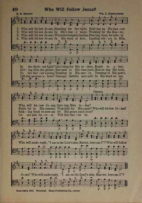 Hymns of Praise Number Two page 49
