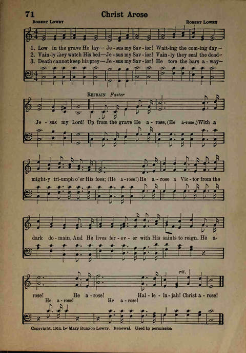 Hymns of Praise Number Two page 71
