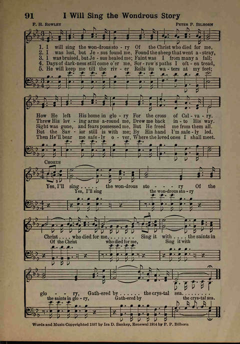Hymns of Praise Number Two page 91