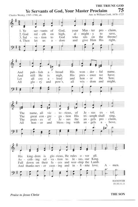 Hymns for a Pilgrim People: a congregational hymnal page 101