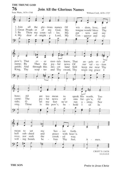 Hymns for a Pilgrim People: a congregational hymnal page 102