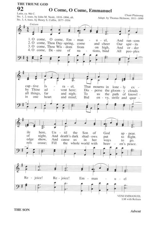 Hymns for a Pilgrim People: a congregational hymnal page 125