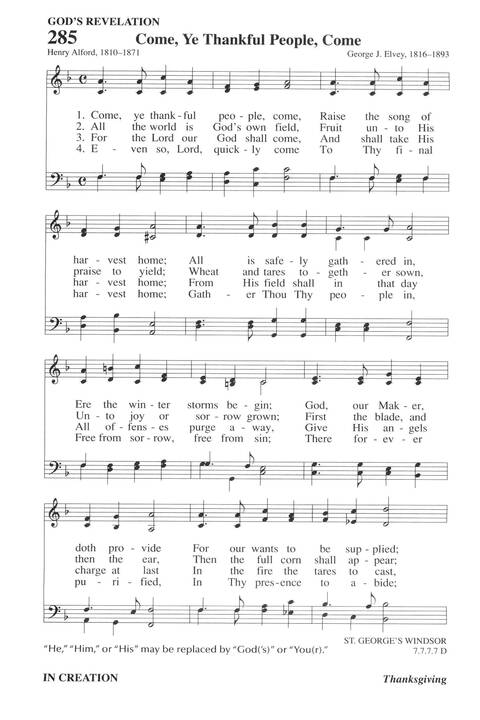 Hymns for a Pilgrim People: a congregational hymnal page 383