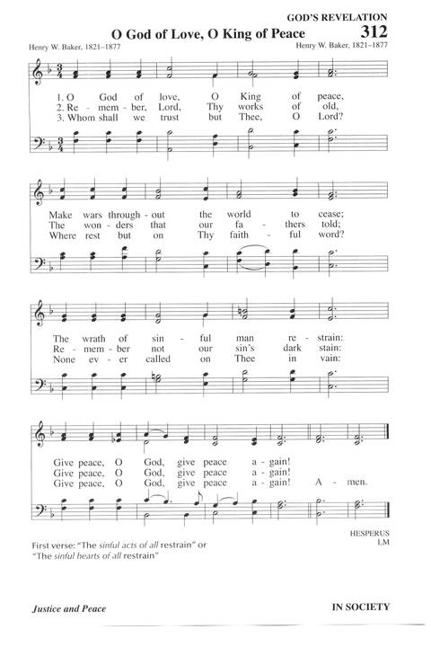 Hymns for a Pilgrim People: a congregational hymnal page 422