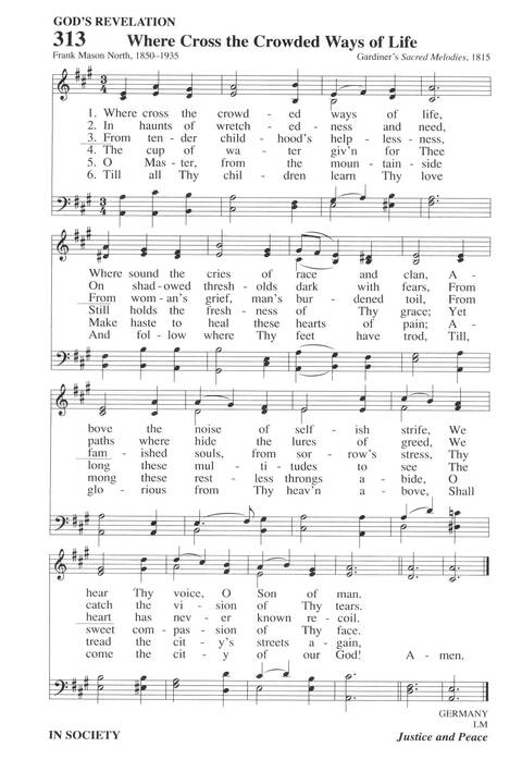 Hymns for a Pilgrim People: a congregational hymnal page 423