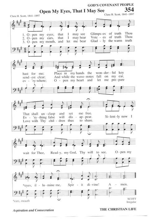 Hymns for a Pilgrim People: a congregational hymnal page 481