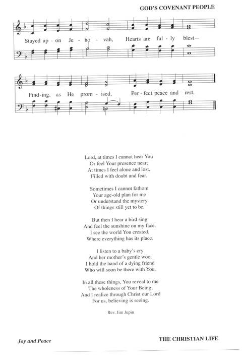 Hymns for a Pilgrim People: a congregational hymnal page 539