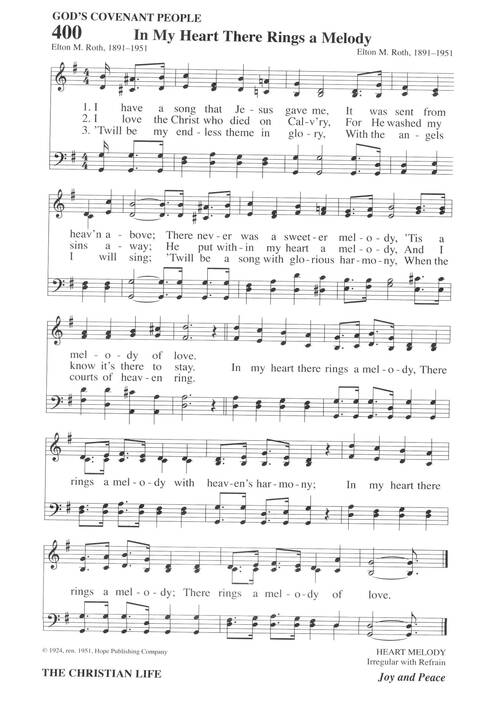 Hymns for a Pilgrim People: a congregational hymnal page 552