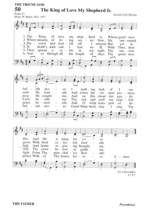 Hymns for a Pilgrim People: a congregational hymnal page 72
